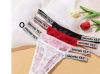 Pure cotton breathable, comfortable and seamless women's underwear for spring and summer. New style thong details Picture